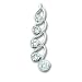 14k White Gold Diamond Journey Pendant