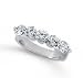 Palladium 5 Stone 2Ct Diamond Anniversary Band