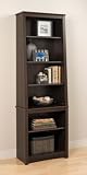 Espresso Slant-Back Bookcase