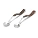 Wave Sterling Silver and Wood Baby Spoon and Fork Set