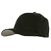 Extra Big Size Flexfit Caps-Black W06S44F Wooly Combed Twill by Yupoong