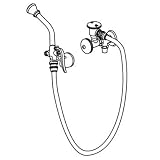 American Standard 7582.067.002 Bedpan Cleanser, Chrome