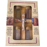 Religious Samples - Top Quality with certificate and an olive wood Crucifix (6.3x4.4x1")