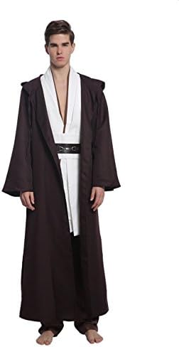 FSTY Star Wars Jedi Costume Full Cosplay set (S, brown)