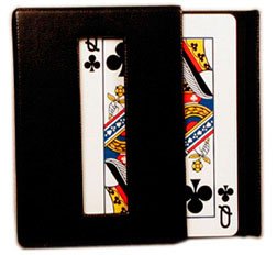 Leather Reflex Card Case From Royal Magic - Easy Trick to Do - No Difficult Sleight of Hand Involved.