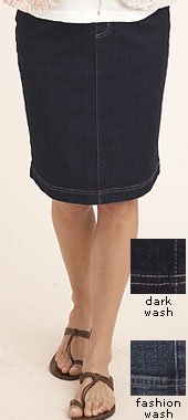 Slim Denim Skirt (maternity)