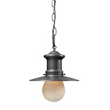 Elk Lighting 42407/1 1- Light Outdoor Pendant In Graphite