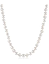 14k Gold with 6.5-7mm Akoya Cultured Pearl Necklace