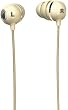 Maxell EBP-410 Peanutz Stereo Earbuds, Tan