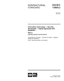 ISO/IEC 14888-2:1999, Information technology -- Security techniques -- Digital signatures with appendix -- Part 2: Identity-based mechanisms