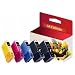 Canon CLI521, PGI520, Printing Ink - WITH CHIP - Multipack Set of 5 Canon Compatible Printer Ink Cartridges for CANON PIXMA iP3600, iP4600, iP4700, MP540, MP550, MP560, MP620, MP630, MP640, MP980, MP990, MX860, MX870 Printer Inks PGI 520BK, CLI 521Y, CLI 521M, CLI 521C, CLI 521BK,) High Capacity Inks Cartridge X Brand