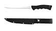 Rada Cutlery Filet Knife with Black Leather Scabbard, Made in USA