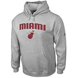 Heat adidas NBA Playbook Hoody - Big Kids ( sz. M, Grey : Heat )