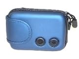Ipod MP3 portable speaker Bag - shoulder strap - blue / orange - blue