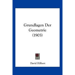 Grundlagen Der Geometrie (1903)
