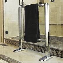 Thermique Freestanding Glass Towel Warmer - Polished Chrome