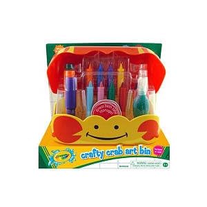 Crayola Crafty Crab Bath Bin by