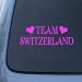 TEAM SWITZERLAND - Twilight - Vinyl Car Decal Sticker #1878 | Vinyl Color: Pink