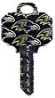 Baltimore Ravens Schlage SC1 House Key