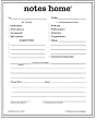 CHECKLIST NOTES HOME