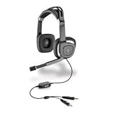 Electronics : Plantronics Audio 350 PC Computer Big Bass Stereo Headset and microphone