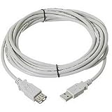 USB 2.0 Extension Cable, Am/af, 15 Ft, Beige