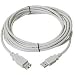 Ziotek USB 2.0 Cable A Male To A Female,Beige, 15f