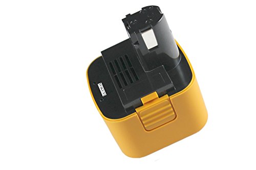  TOKUYI® 12V 2000-3000mAh Ni-Cd/Ni-MH Drills Battery for PANASONIC EY6102CRKW EY6105YQW EY6405 EY9001 EY9101 EY6405FQKW EY6406 EY6406FQKW EY9108 EY9200 EY6407 EY6407NQKW EY6409GQKW EY9200B EY9201 EY9201B (12V 3000mAh Ni-MH Battery) 
