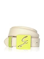 Gattinoni Cinturón Polare (Marfil / Verde)