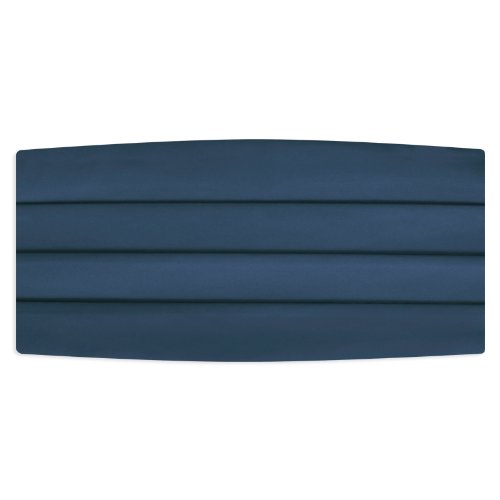 Victorian Blue Satin Cummerbund