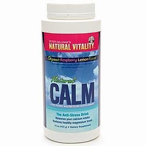 Natural Vitality - Natural Calm Rasp-Lemon, 16 oz powder