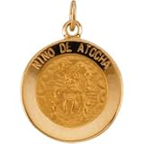 14k Yellow Gold Nino De Atocha Medal 18mm JewelryWeb Reviews 31FkHgSjV3L. SL160 14k Yellow Gold Nino De Atocha Medal 18mm JewelryWeb Reviews