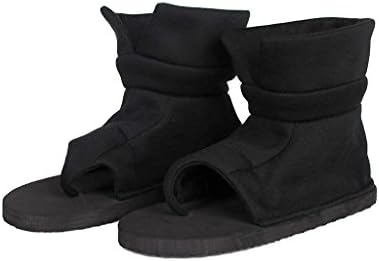 Naruto: Shippuden Cosplay Black Ninja Shoes for Hidden Sand Kankuro V1 Male Sz