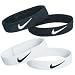 Nike Sock Ties / Shin Stay - White or Black - Per Pair (Size: OSFM) (Colour: White / Black )