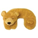 Noodlehead Travel Buddies Neck Pillow - Brown Bear