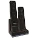 Black Dual Charging Dock & 2 Rechargable Batteries For Wii Remote Controller ...
