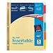 Worksaver Big Tab INSERTABLEDIVIDERS8-TAB Clear