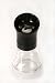 Kitchen & Housewares : Ceramic Spice Grinder - Black - with adjustable coarsness wheel
