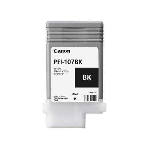 Canon PFI-107 130ml Ink Tank for Canon iPF680/685/780/785, Black