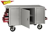 18 Drawer/ 2 Door Bench