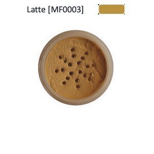 Bella Pierre Mineral Foundation MF-3 LATTE and Blush Kit with 3 Makeup Brushes