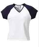 Badger Ladies Color Block Raglan V-Neck