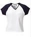 Badger Ladies Color Block Raglan V-Neck