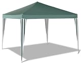 from Trans-Conitnental Group Instant Aluminium Green Stripe Gazebo Model TRADV