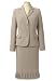 J.G. Hook&reg; Pleated-Hem Skirt Suit