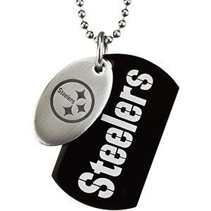 Pittsburgh Steelers Double Dog Tag with 27