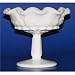 Paneled Grape Milk Glass Compote Comport Westmoreland Glass Company