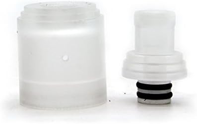 Patriot RDA Frosted Polycarbonate Top Cap with Drip Tip