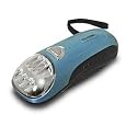 LED Wind-Up Flashlight w/Cell Phone Tips, Blue