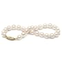 AAA Quality, 6.0-6.5 mm, 7.5-inch, White Akoya Pearl Bracelet